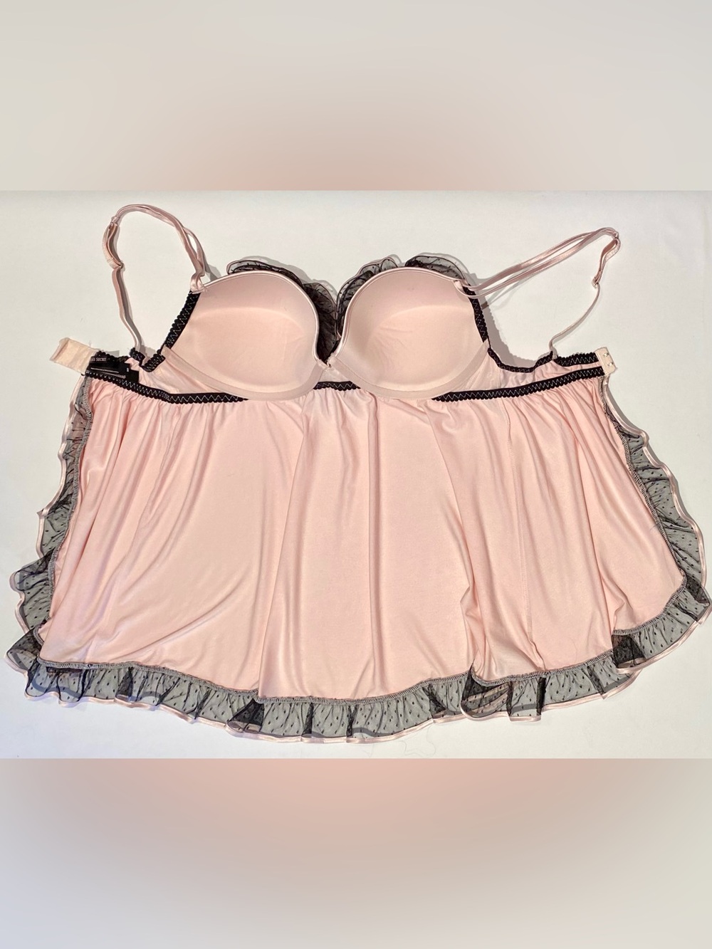 Victoria's Secret Blush Pink Babydoll Lingerie Set, size 36D - Picture 6 of 9